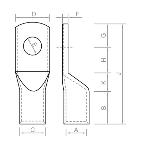 Crimping Type Aluminium Lug