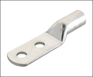 Two Hole Copper Cable Terminal Ends With Extended Palm